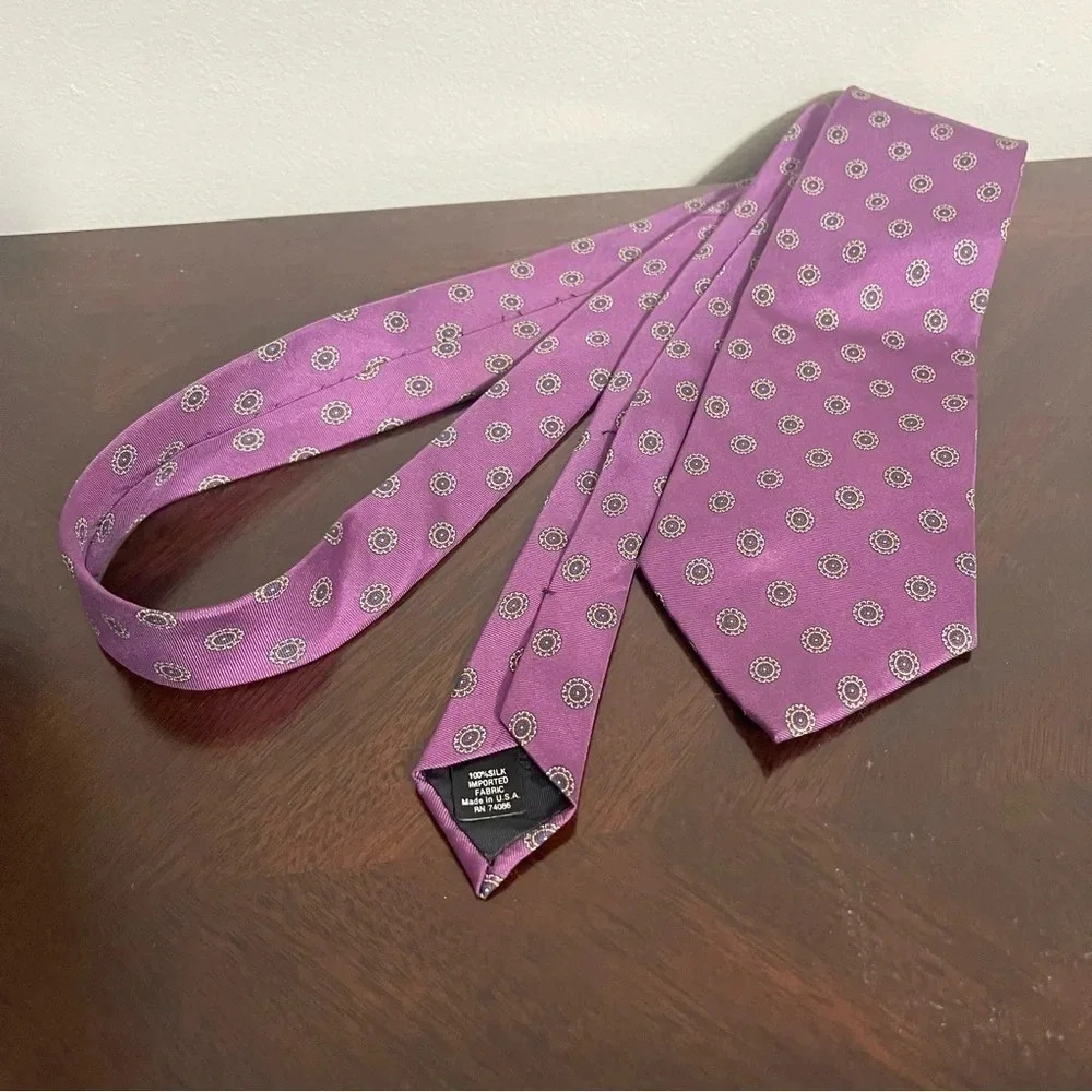 Buckingham 100% Silk Tie Made In USA